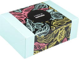 Gebaksdoos | Happiness | karton | 15x11.5x5.5cm | lichtblauw | 50 stuks