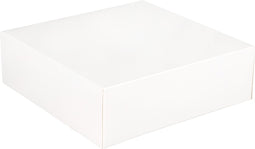 Gebaksdoos | karton | 25x25x8cm | wit | 175 stuks