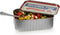 Bitten lunchbox Tinned Delicious Food red