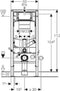 Geberit Duofix UP320 inbouwreservoir met geurafzuiging