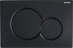 Geberit Sigma 01 bedieningspaneel - zwart hoogglans