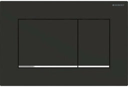 Geberit Sigma30 bedieningsplaat 2-toets - matzwart