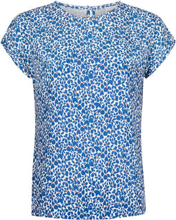 Gebloemde top van luchtige viscose.