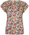Gebloemde top van zijdezachte katoen
