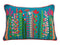 Geborduurde kussenhoes met wilde bloemen35x50cm-Blauw