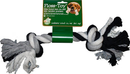 Gebr de Boon flosstoy zwart wit groot