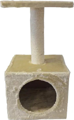 Gebr de Boon Klimmeubel diabolo - Beige - Kattenmeubel - Kattenhuis - Krabpaal - Krabpaal voor katten - Krappaal