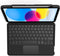 Gecko Covers Geschikt voor Keyboard Cover voor de Apple iPad 10.9 (2022) - Spaanse Versie ES - met touch pad & toetsenbord verlichting