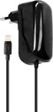 Gecko Travel Charger Apple Lightning 2.1A - Zwart