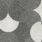 Gecoate tegel betonique stone decor dark antraciet 60x60x4 cm