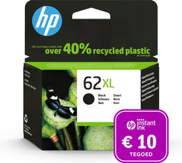 HP 62XL - Inktcartridge - Origineel - Zwart + Instant Ink tegoed