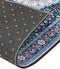 GEDIZ - Loper tapijt - Blauw - 80 x 240 cm - Polyester