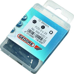 """GEDO bit v/kruiskopschroeven, pozidriv PZ, grootte bit 1, (inch) 1/4"""""""