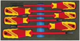 Gedore 1500 CT1-VDE 2170 PZ 6 delige schroevendraaierset in 1/3 CT module