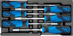 Gedore 1500 ES-2133 Soksleutel-schroevendraaierset in 1/3 gereedschapsmodule