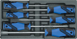 Gedore – 1500 ES-2150 PH – 3-C schroevendraaier-set – 6-delig