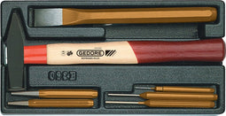 Gedore 1500 ES-350 Hamer / Beitelset in 1/3 gereedschapsmodule