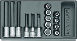 Gedore 1500 ES-IN 19 LKM 1402234 Schroevendraaierdop 15-delig