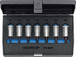 Gedore 1509926 Binnen-zesrond (TX) Dopsleutel-bitinzetset 7-delig 3/8 (10 mm)