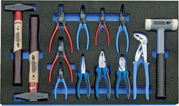 Gedore 2005 CT4-8000 13-delige Gereedschapsortiment in 4/4 check-tool module
