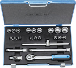 Gedore 2545845 Dopsleutelset Metrisch 1/2 (12.5 mm) 23-delig