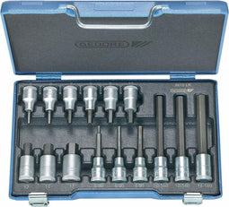 Gedore 6129360 Dopsleutel-bitinzetset 1/2 (12.5 mm) 15-delig