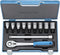 Gedore 6156920 Dopsleutelset Metrisch 1/2 (12.5 mm) 11-delig