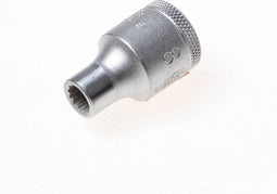 Gedore D 19 8 Doppen kort 1/2' 12-kant UD-Profiel 8mm - 6133040