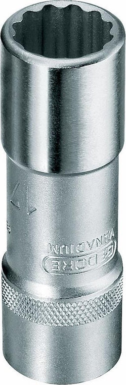 Gedore D 19 L 17 Doppen lang 1/2' 12-kant UD-Profiel 17mm - 6140330