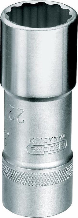 Gedore D 19 L 30 Doppen lang 1/2' 12-kant UD-Profiel 30mm - 6145640