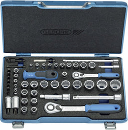 Gedore D30 TX20 U-20 2075695 Dopsleutelset Metrisch 3/8 (10 mm), 1/4 (6.3 mm) 50-delig