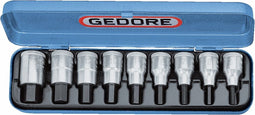 Gedore IN 19 PA 9-delige Dopsleutel-schroevendraaierset 1/2" - inch maten - 6156410