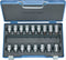 Gedore ITX 19 TX-017 6129520 Buiten-zesrond (TX), Binnen-zesrond (TX) Dopsleutelinzetset 17-delig 1/2 (12.5 mm)