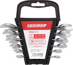 Gedore RED 3300961 R05125012 Dubbele steeksleutelset 12-delig Sleutelbreedte (metrisch) (alleen voor ADT) 6 - 9 mm