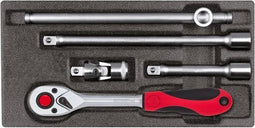 Gedore RED R22150008 5-delige Ratelset - 1/2"