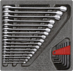 Gedore RED R22250000 26-delige Ring-steeksleutelset