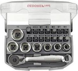 Gedore RED R49005023 3300026 Dopsleutel-bitinzet 23-delig