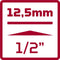 Gedore RED R63043003 3300578 Kracht-dopsleutelinzetset 3-delig