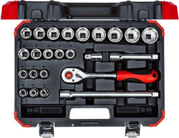Gedore RED R69013024 3300056 Dopsleutelinzetset 24-delig