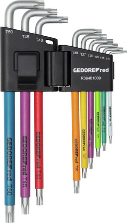 Gedore Red Torx Sleutelset (t10-50) Lang 9-delig
