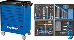 Gedore WSL-L-TS-147 gereedschapwagen 147-delig