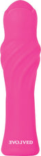 Gedraaide oplaadbare vibrator met 10 functies Evolved -