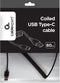 Gedraaide USB kabel (A/Type-C), 0,6 m