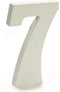 Pincello Cijfer 7 Hout Wit (1,8 X 21 X 17 Cm) (12 Stuks)