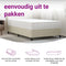 vidaXL - Pocketveringmatras - middelhard-hard - 140x190 - cm