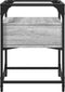 vidaXL - Nachtkastjes - 40x40x55 - cm - bewerkt - hout - grijs - sonoma