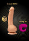 G-Vibe - G-Real - Mini Vibrerende Dildo - 3 x 18 cm - Beige