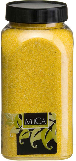 Geel Decoratie Zand 650ml - Mica Decorations