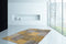 Geel Grijs vloerkleed - 160x230 cm - Symmetrisch patroon - Modern