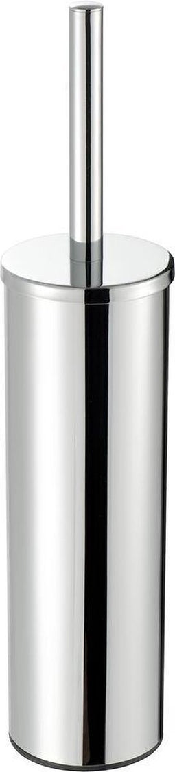 Geesa Nemox Toiletborstel met houder vrijstaand - Zwarte borstelkop - Chroom